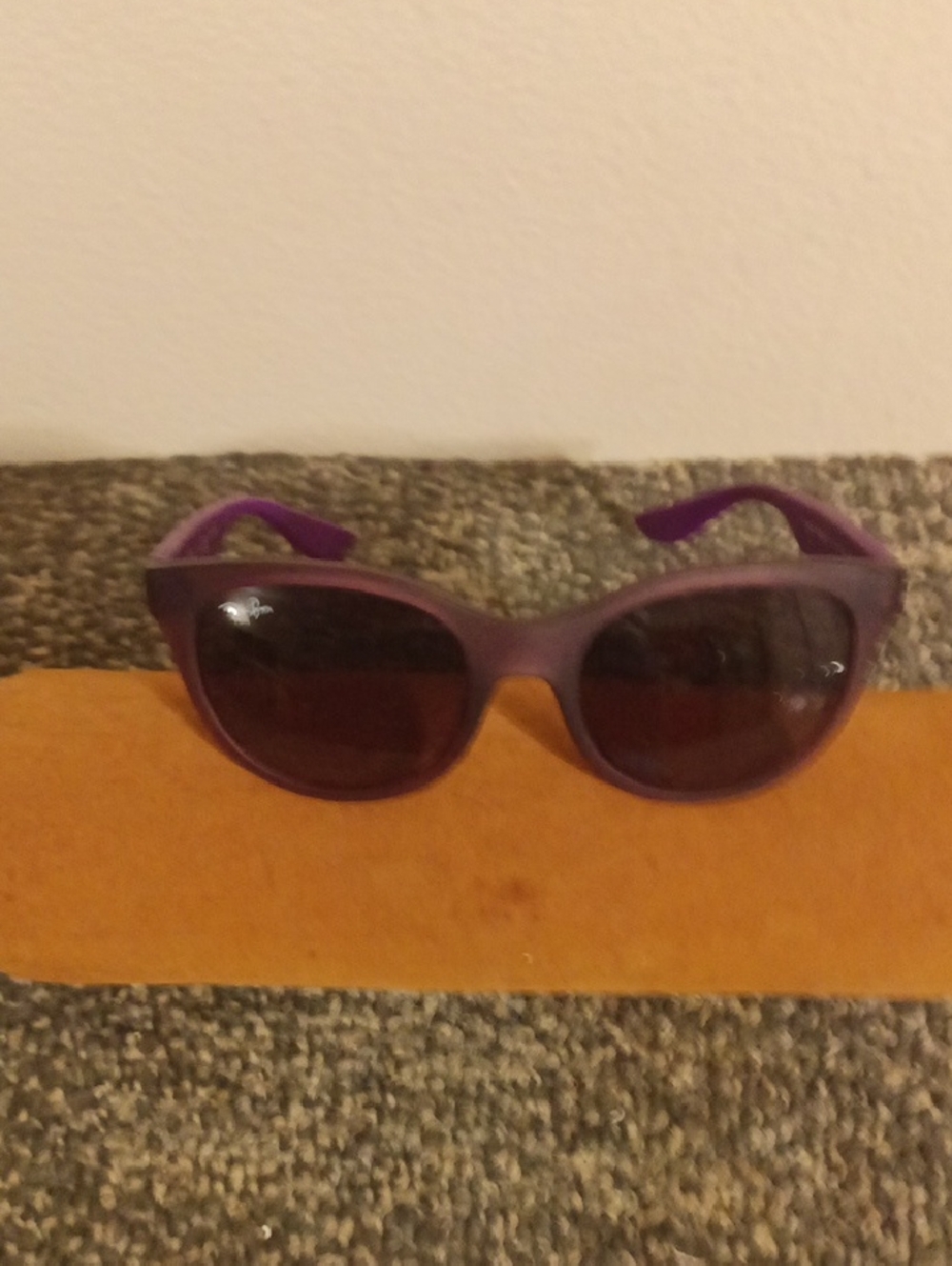 Ray-Ban Purple Kids Sunglasses with Dark Lenses